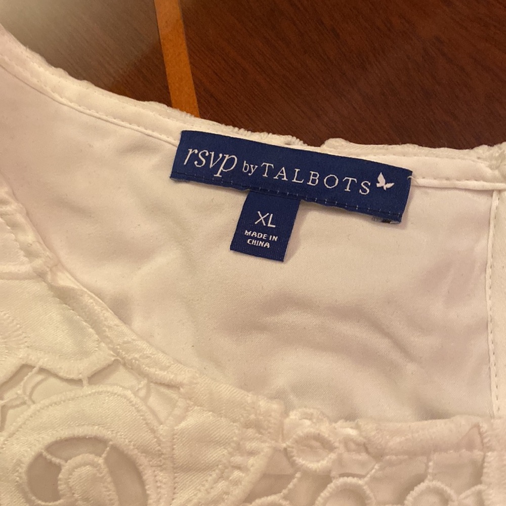Lacy blouse by Talbots - Picture 7 of 12
